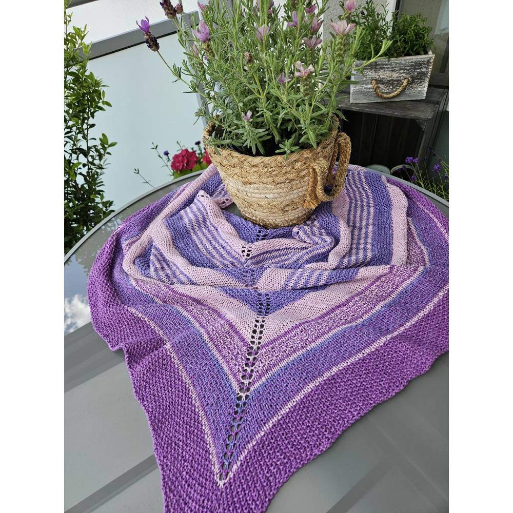 Strickanleitung Lizas Tuch Cloudy Sky Bild 9