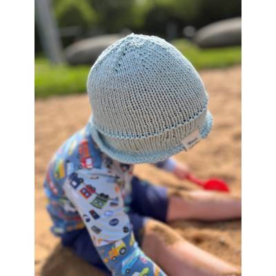 Frühling Hut Sommerhut Fischerhut Junge Mädchen Sommermütze für Babys und Kinder Sonnenhut 100% Baumwolle handgestrick