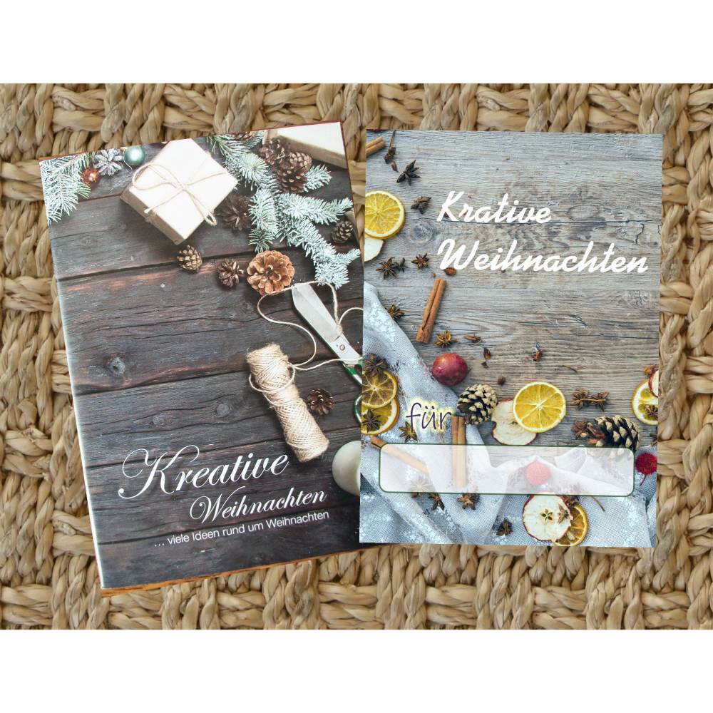 Geschenk Booklet , Büchlein, Taschenbuch mit Geschenkkarte -  "Kreative Weihnachten" - Bastel- und Rezeptideen Bild 1