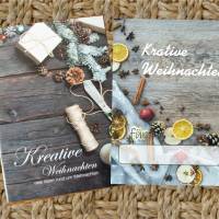 Geschenk Booklet , Büchlein, Taschenbuch mit Geschenkkarte -  "Kreative Weihnachten" - Bastel- und Rezeptideen