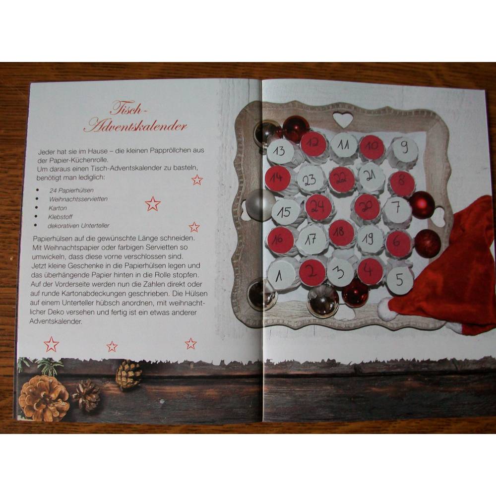 Geschenk Booklet , Büchlein, Taschenbuch mit Geschenkkarte -  "Kreative Weihnachten" - Bastel- und Rezeptideen Bild 5