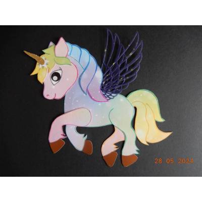 Einhörner,Dinosaurier, Baby T-Rex, Flugsaurier,Pegasus-Schultüten Motive, Schulkind, Zuckertütenfest, Ein