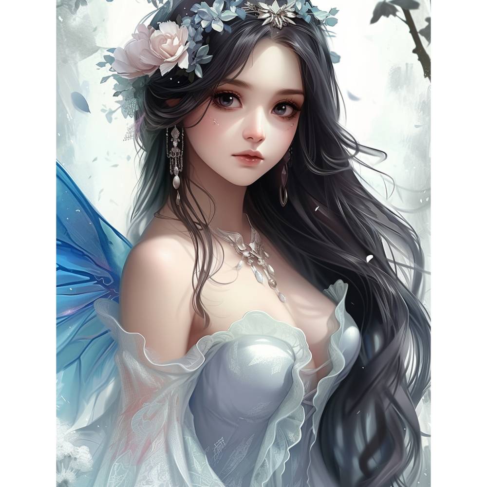 Feen Prinzessinnen Malbuch 1 mit 250 Seiten zum ausdrucken PDF Bild 3