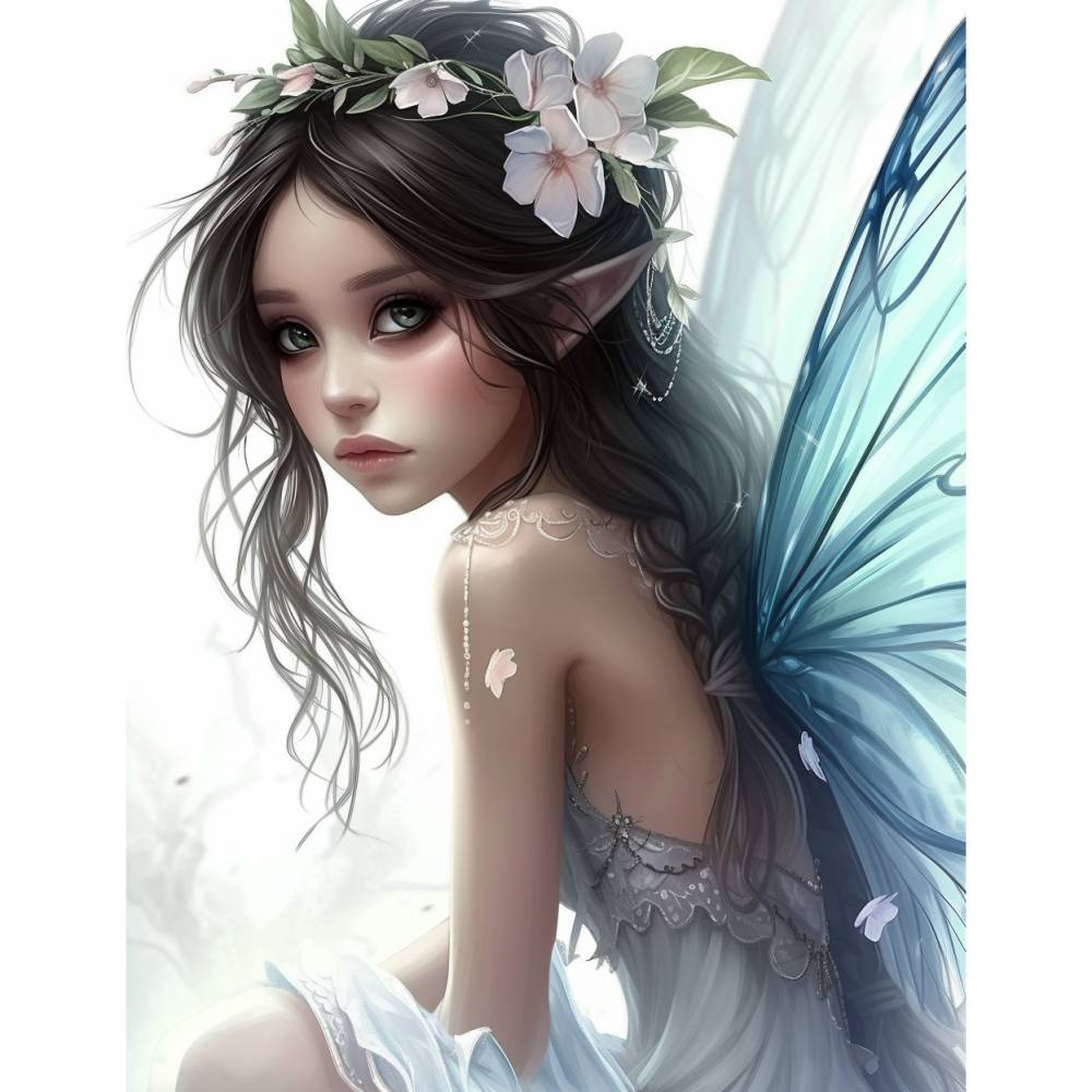 Feen Prinzessinnen Malbuch 1 mit 250 Seiten zum ausdrucken PDF Bild 4