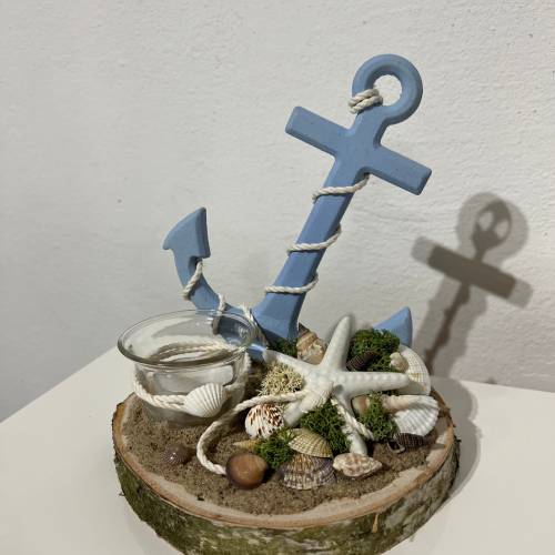 Maritime Deko mit Anker