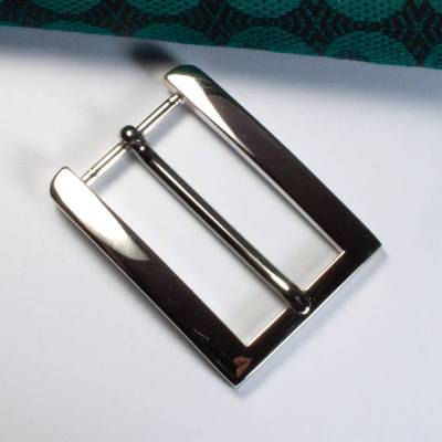 Gürtelschnalle 30mm silberfarben – klassische Metallschnalle für Gürtel