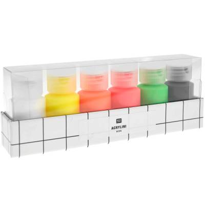 Acrylfarben Neon im 6er Set (6x22ml)