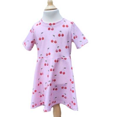 KLEID aus BIO Jersey KIRSCHE