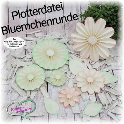 Plotterdatei Bluemchenrunde