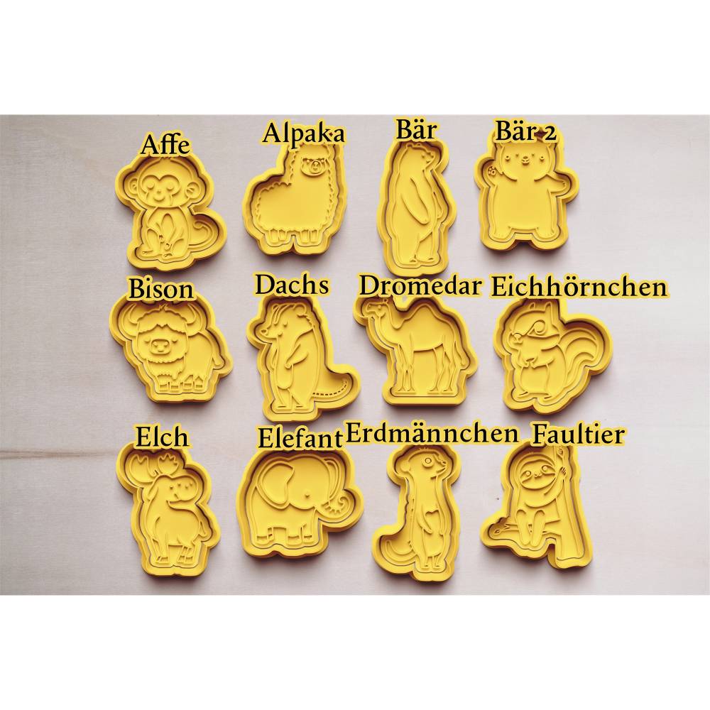 Landtiere Kollektion I Keksausstecher | Cookie Cutters | Ausstechform | Keksform