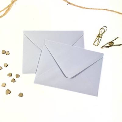 schlichte Kartenumschläge 1-50 Stück WEISS Umschläge C6 für Karten Geschenkgutscheine Briefumschläge für DIN A6