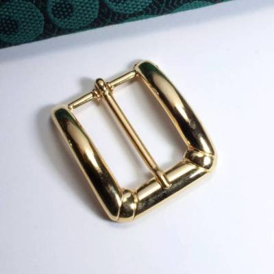 Gürtelschnalle 30mm goldfarben schlicht klassisch, Gürtelschließen, Schnallen, Metallschnallen,