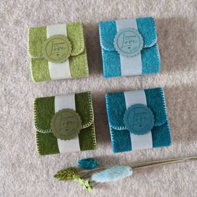 Praktisches Nadeletui aus 100% Merinowollfilz (innen 2-lagig) - handmade, kompakt & langlebig, nachhaltig