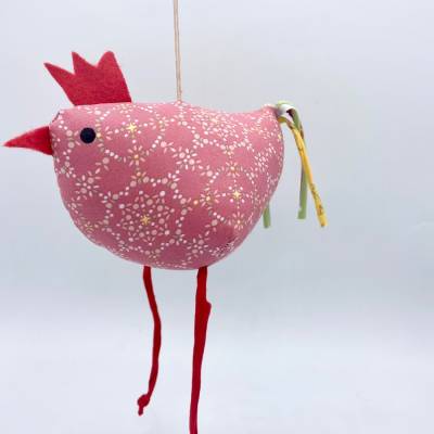 Osterhuhn ca. 10x15 cm, Vogel ,Hängedeko, Osterdeko, Ostergeschenk