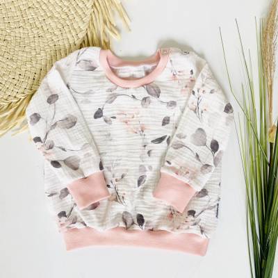 Musselin Langarmshirt Mädchen Größe 74