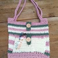 Schultertasche gehäkelt