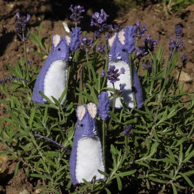 Lavendelmaus -  Jahreszeitentisch - Sommer - Deko