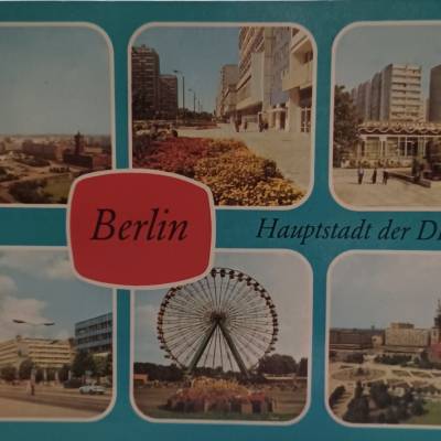 Postkarte -  Berlin Hauptstadt der DDR -  Alexanderplatz