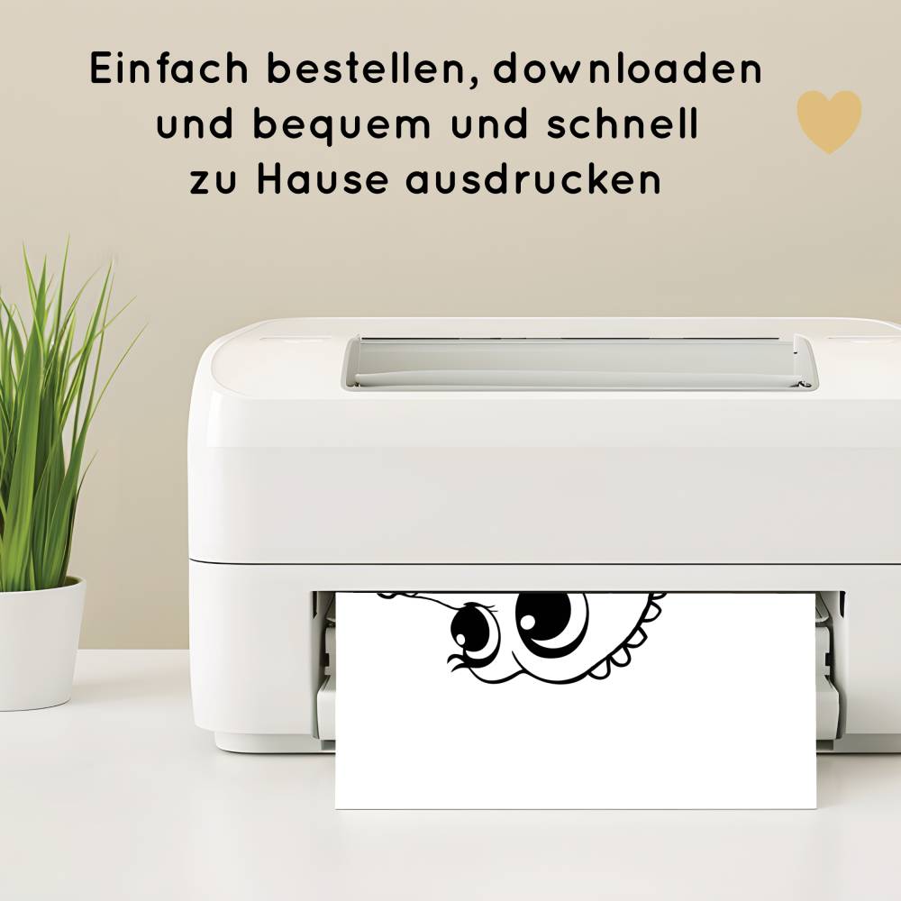 50 einfache Ausmalbilder mit niedlichen Tieren für Kinder ab 2 Jahren zum Ausdrucken Bild 6