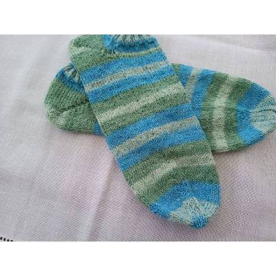 Handgestrickte Sneakersocken in Stretchqualität Größe 40/41