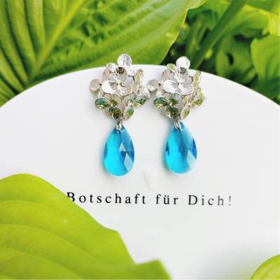 Ohrstecker "blaue Meerfauna"