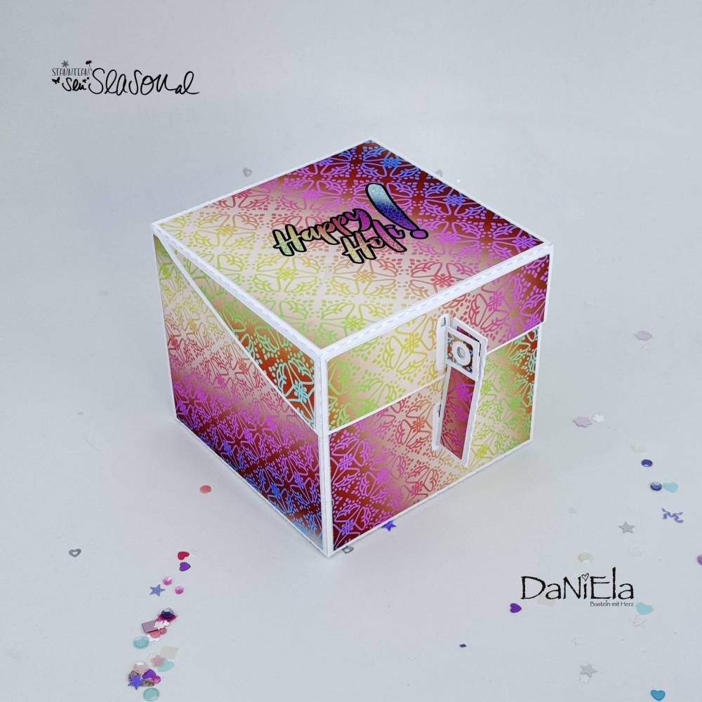 Digipapier indische Muster, Variante Regenbogen, Digistamp Hände, Farben, Holi, Indien, indisches Design senSEASONal Bild 6