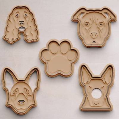 Hunde Keksausstecher | Cookie Cutters | Ausstechform | Keksform | Plätzchenform | Plätzchenausstecher