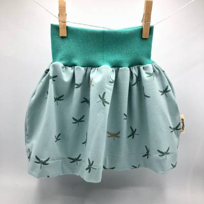 Drehrock, Größe 92 - 98, Jerseyrock, Mitwachsrock , Kinderrock ,mint