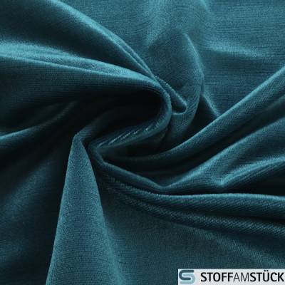 1,6 Meter Stoff Mohair Samt marine Polstersamt sehr weich dunkelblau