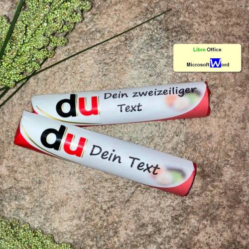 Duplo-Banderole Vorlage DIY – Download für Word & LibreOffice | Individuell gestalten