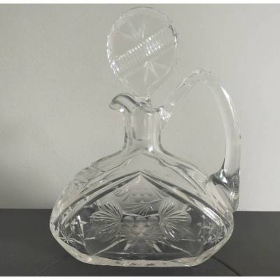 Vintage Bleikristall Karaffe geschliffen ca.60er 