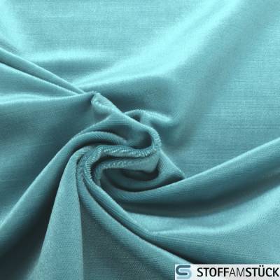 1,5 Meter Stoff Mohair Samt jeansblau Polstersamt sehr weich blau