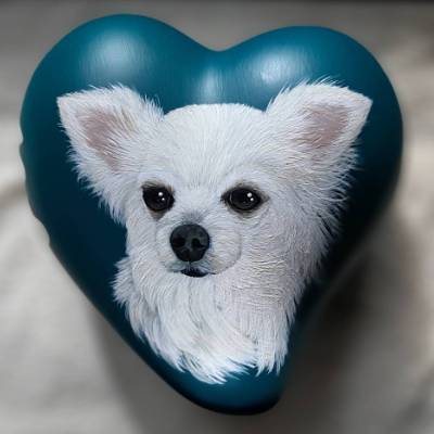 Herzurne PORTRAIT für kleine Hunde 0,5 ltr. - 8 kg Lebendgewicht für den Innenbereich