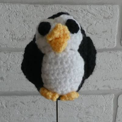 Blumenstecker / Pflanzenstecker - Pinguin