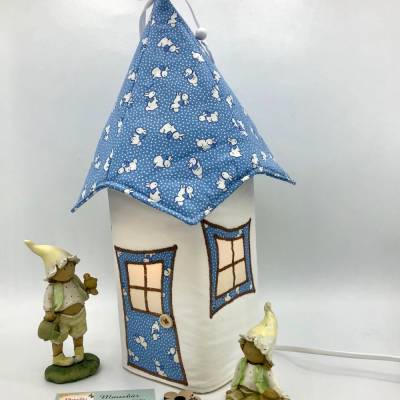 Lichthaus Bezug für Grönölampe – Handgemachte Tischleuchte im Wichtelhäuschen-Design