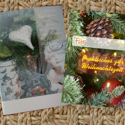 Geschenk Booklet , Büchlein mit Geschenkkarte -  "Besinnliches, Amüsantes und Interessantes zur Weihnachtszeit"