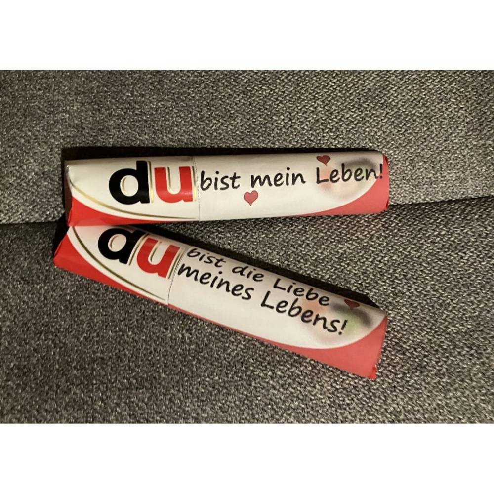 DU bist die Liebe meines Lebens! Duplo-Banderole 26 mit Sprüche zum Ausdrucken zu: Partnerschaft, Liebe, Freunde, Nachwu Bild 6
