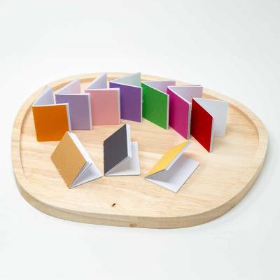 Kleine bunte Notizhefte | Geschenkidee Mitgebsel | Handgebunden