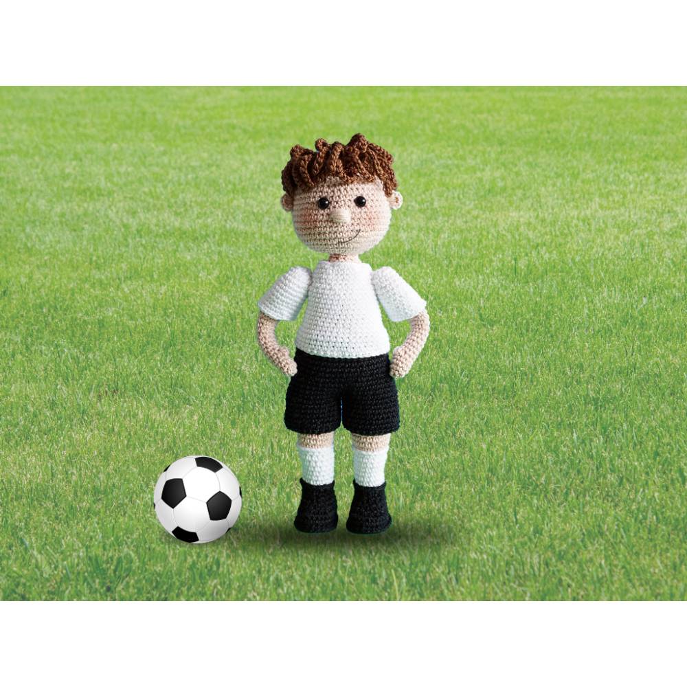 Häkelanleitung Fußballfan Joschi - PDF Datei deutsch Bild 3