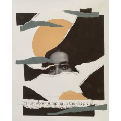 DIN A3 Kunst-Collagen Print / Poster "currage"