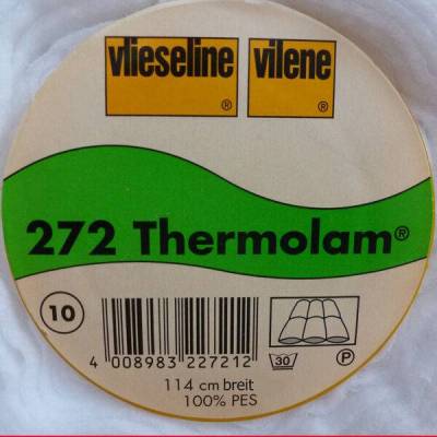 Kompaktes Volumenvlies Vlieseline Freudenberg 272 Thermolan  weiß Oeko-Tex Standard 100 