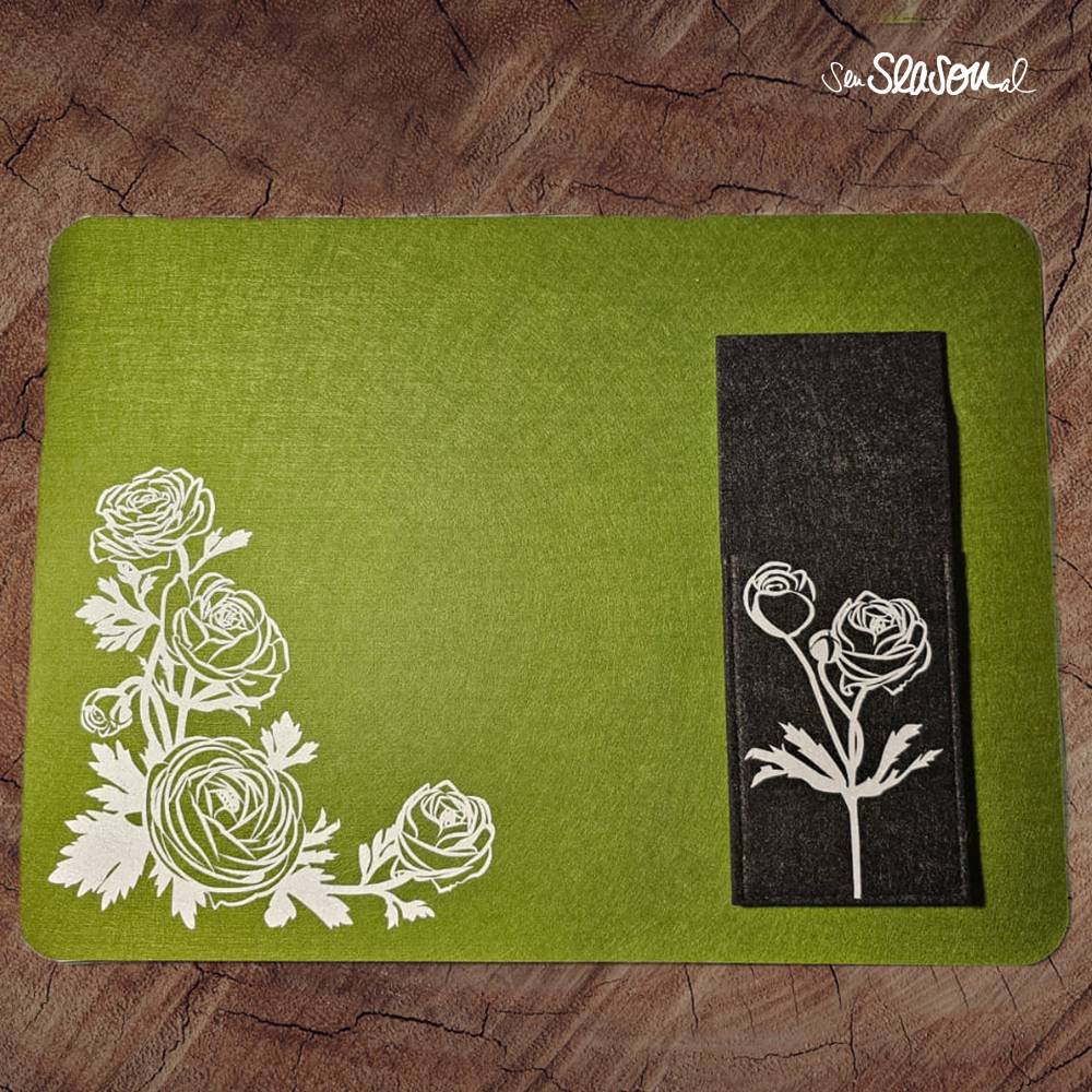 Plotterdatei Ranunkeln, SVG Blumen Ranunkel, Blüte, als Ein- und Mehrfarbenplott, mit Eckmotiv, Design von senSEASONal Bild 10