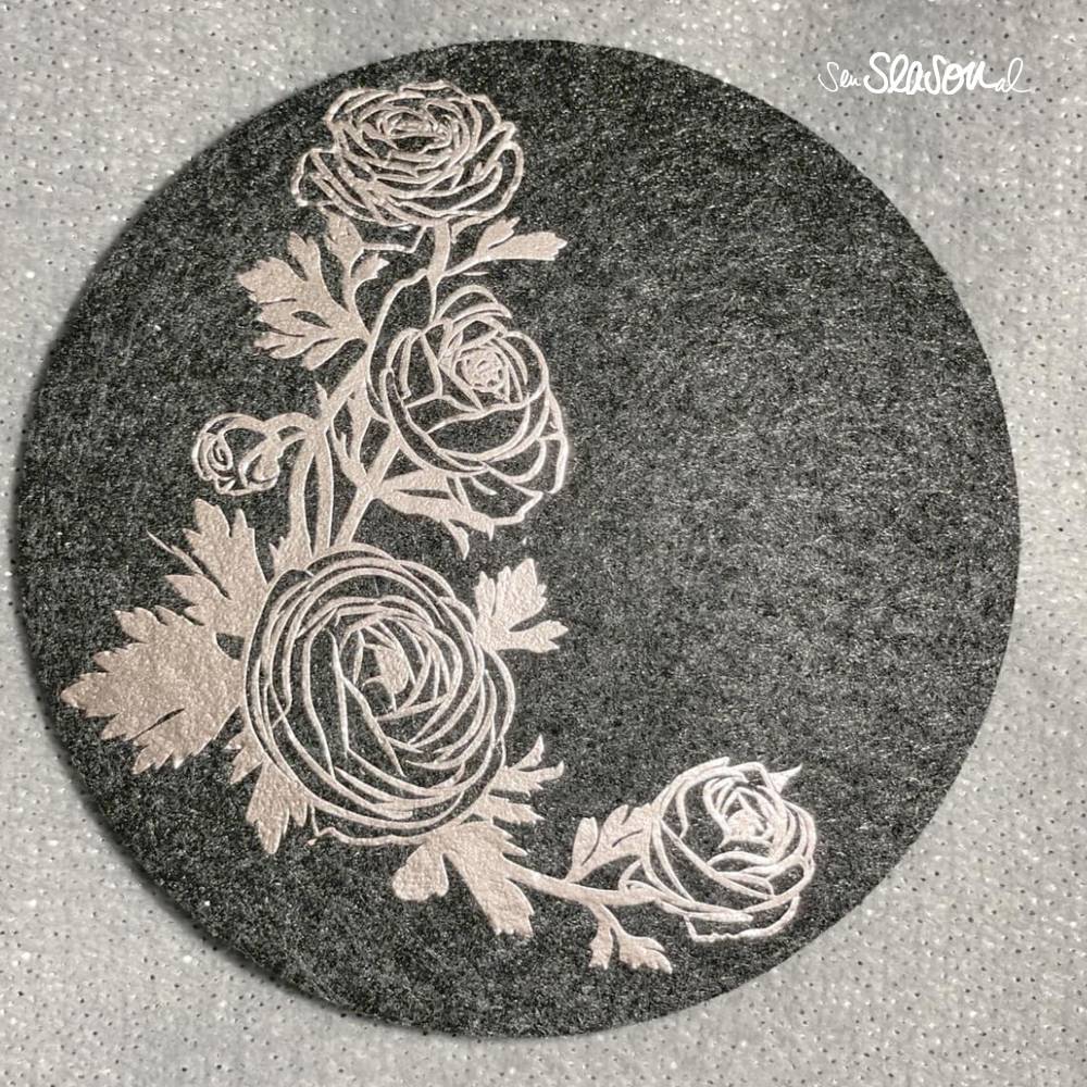 Plotterdatei Ranunkeln, SVG Blumen Ranunkel, Blüte, als Ein- und Mehrfarbenplott, mit Eckmotiv, Design von senSEASONal Bild 8