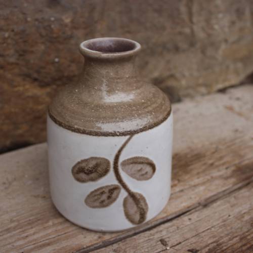kleine Strehla Vase 1487 Keramik DDR  60er 70er Jahre