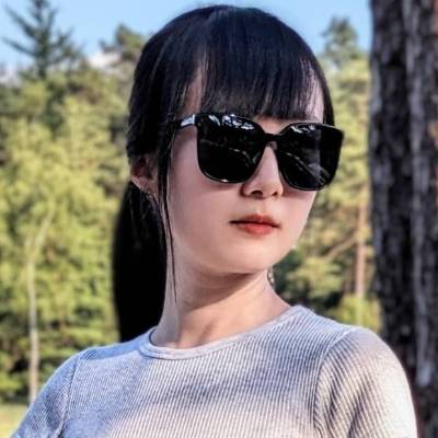 Cat Eye Sonnenbrille - Personalisierte Sommer Geschenke für Frauen - Schwarze Brille mit Polarisation und opt. Sehstärke