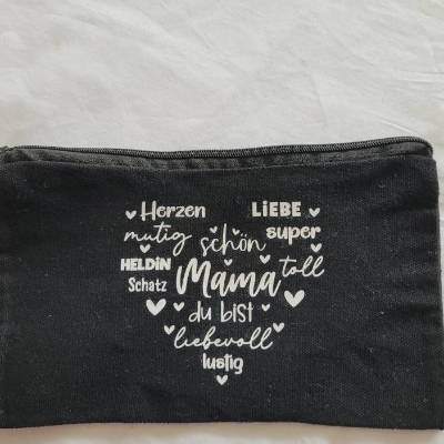 Kleine Tasche mit süßem Herz für Unterwegs, originelle Geschenkverpackung ,für die liebe Mama