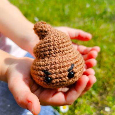 Häkelanleitung für den ,,kleinen grimmigen Stinker"