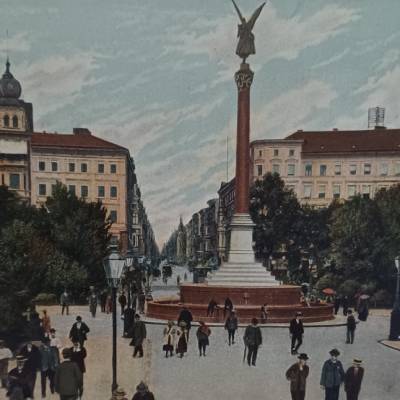 Postkarte -  Berlin Belle-Alliance-Platz und Friedrichstr. vom 2.11.05 