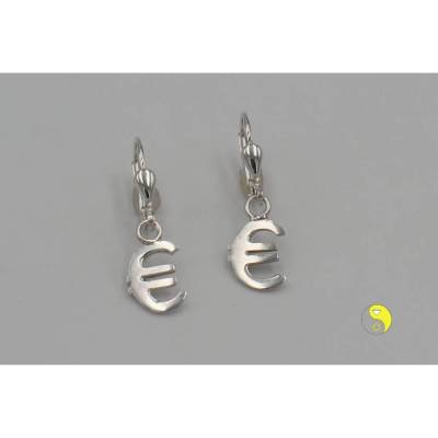Euro-Ohrhänger Silber 925 – Schmuck für Europa-Fans