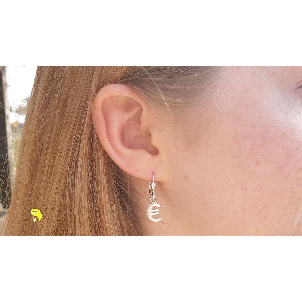 Euro-Ohrhänger Silber 925 – Schmuck für Europa-Fans Bild 3